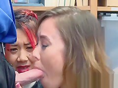 Hot Asian Mom and Daughter Cum Showered After Caught Stealing – Christy Love | Kimberly Chi