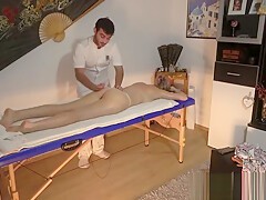 Spycam Happy End Masseur Fucks Mature Amateur Wife