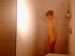 College Schoolgirl Caught By Hidden Cam Showering