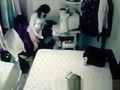 My mom masturbating at PC caught by hidden cam