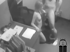 Office blowjob hidden cam