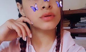 AlejaGomezzz naked before webcam in live video chat