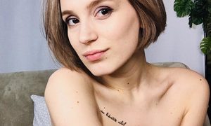 Catlex naked before webcam in live video chat