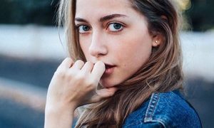 GoddessAfina naked before webcam in live video chat