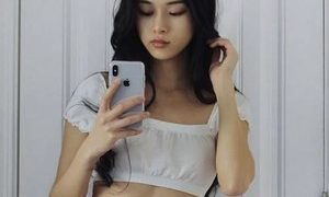 KristinMarsh naked before webcam in live video chat