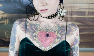 NecroNicki naked before webcam in live video chat