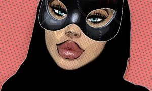 Aeena naked before webcam in live video chat