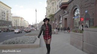 Jeny Smith pantyhose fire walking