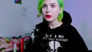 sexy-goth nude on cam in her Live Sex Chat